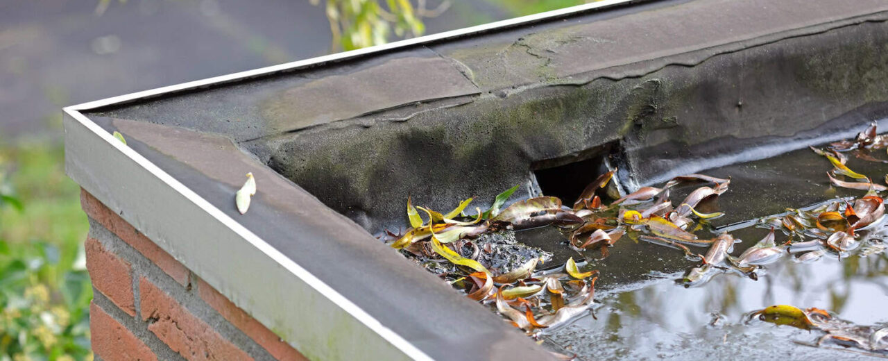 how-to-slope-a-flat-roof-for-drainage-side-drain